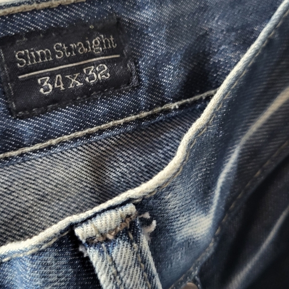 PD&C men’s slim straight jeans 34x32 - Picture 3 of 6